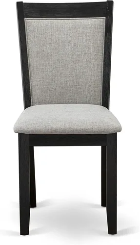 Miniatura 8 de East West Furniture DMMZ5-AB6-06 - Juego de mesa de comedor de 5 piezas para 4 personas, incluye una mesa de cocina redonda con Dropleaf y 4 sillas