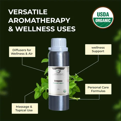 Miniatura 3 de Aceite esencial de orégano orgánico – 100% puro destilado al vapor Origanum vulgare de España Aceite de aromaterapia natural para difusor, piel
