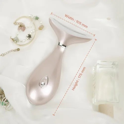 Miniatura 6 de VRAIKO Lily - Masajeador Facial de Cuello, Masajeador de Belleza para Rejuvenecimiento de la Piel, Herramienta de Spa Facial 3-en-1 para el Hogar