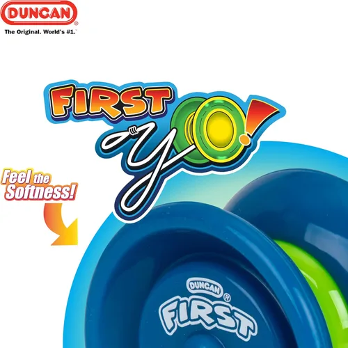 Miniatura 2 de Duncan Toys First Yo! - Mejor Yo-Yo Responsivo para Principiantes, Niños, Juguetes de Yo-Yo - Rojo/Amarillo