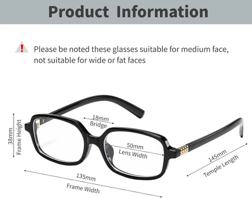 Miniatura 3 de Lentes retro rectangulares con bloqueo de luz azul para mujer, anteojos falsos de los años 90, anteojos de computadora Y2K de moda con marco