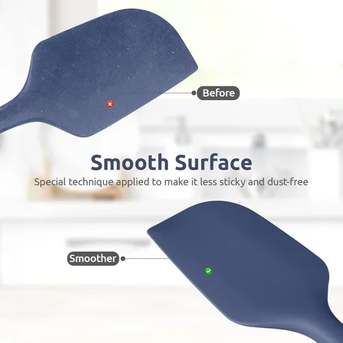 Miniatura 7 de U-Taste - Espátula de silicona extra grande de 14 pulgadas: U-Taste 600ºF, resistente al calor, flexible, mezcla, agitación, raspado, tazón