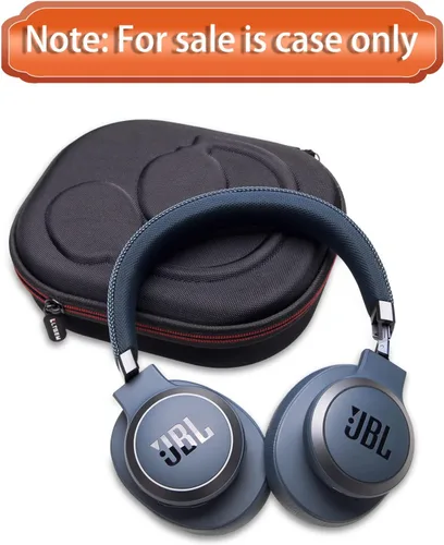 Miniatura 9 de LTGEM - Funda rígida para auriculares JBL - Gris exterior+interior gris/ Azul oscuro