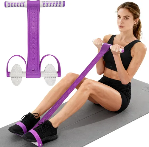 Miniatura 6 de DEFUNX Foot Pedal Resistance Band with Handle Multifunction Tension Rope for Women Exercise Fitness Workout Stirrup Puller