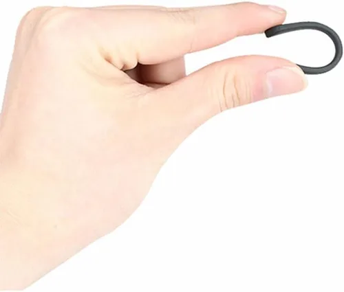 Miniatura 5 de Puntas de extremo para lentes de oreja, piezas de calcetín de tubo para gafas de silicona antideslizante, reemplazo cómodo, 2 pares