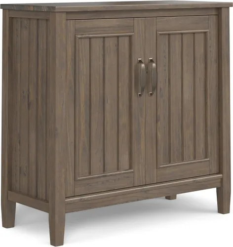 Miniatura 20 de Simpli Home - Mueble bajo Warm Shaker para almacenamiento, Pino, Marrón (Tobacco Brown)