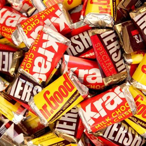 Miniatura 5 de Barras de caramelo de chocolate con leche envueltas en papel de aluminio rojo de 20 unidades (paquete de 20) - Recuerdos de fiesta de bricolaje