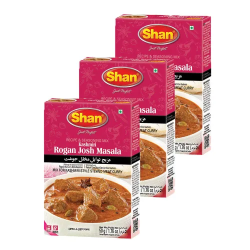Miniatura 306 de Shan Korma Recipe and Seasoning Mix 1.76 oz (50g) - Spice Powder for Traditional Meat in Yogurt Sauce - Suitable for Vegetarians - Airtight Bag in a