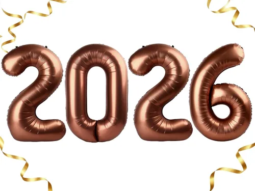Miniatura 258 de Globo de cumpleaños número 4 dorado de 40 pulgadas, globos gigantes del número cuatro 14 24 34 40 44 2024, globos grandes de lámina de mylar para Oro