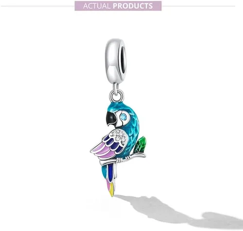 Miniatura 7 de Abalorios de la suerte para pulseras, pulseras originales de plata de ley 925 100% 925 (colgante de loro), Plata esterlina, plata de ley