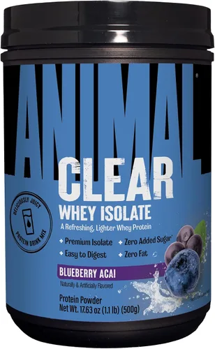 Miniatura 8 de Polvo de Proteína Aislada de Suero Claro - Fácil de Digerir y Mezclar, 5g BCAA, Delicioso y Jugoso, Bebida Refrescante para Cualquier Momento