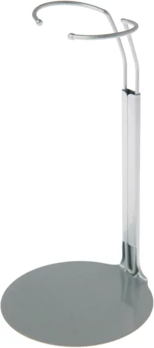 Plymor DSP-5175S - Soporte ajustable plateado para muñecas, se adapta a muñecas o figuras de acción de 10, 11 y 12 pulgadas, la cintura es de 1.75 a