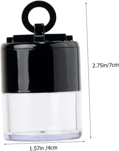 Miniatura 4 de Beaupretty Soplo portátil hermético del polvo del maquillaje de la caja del polvo de los cosméticos con el envase vacío