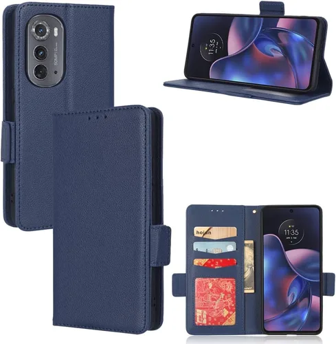 Miniatura 202 de Funda de piel sintética compatible con Motorola Moto E22 4G, funda de piel sintética compatible con Motorola Moto E22i 4G, color negro
