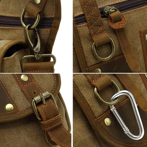 Miniatura 5 de Riñonera de cuero para hombres y mujeres, bolsa de protección multiusos, para motocicleta, deportes al aire libre, ciclismo, equitación, senderismo