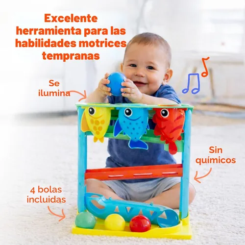 Miniatura 3 de Move2Play, Feed The Fish Más de 30 canciones y frases fantásticas Juguete musical para bebés y niños pequeños Regalo de primer cumpleaños