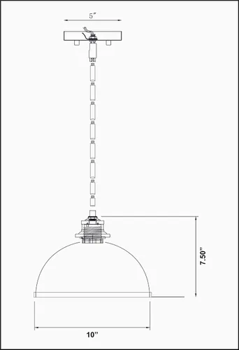 Miniatura 7 de Z-Lite 1004P20-MW-RB - Colgantes Iluminación