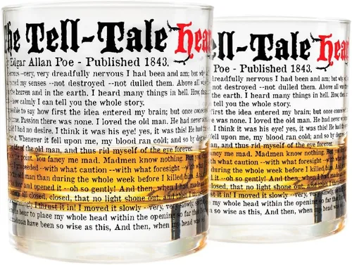 Miniatura 9 de Greenline Goods Vasos de whisky - Alicia en el país de las maravillas (juego de 2) Literatura Rocas Vidrio con Lewis Carroll Libro Imágenes &