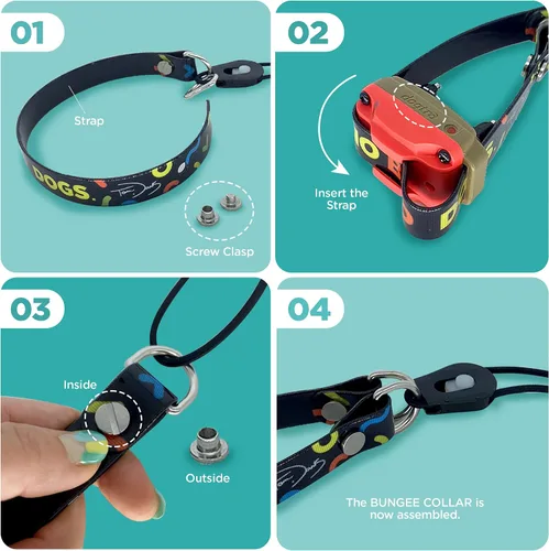 Miniatura 5 de Dogtra Tom Davis Collar Bungee Cómodo de fácil ajuste Compatible con Tom Davis Edición 280C Collar de entrenamiento para perro E-Collar Receptores