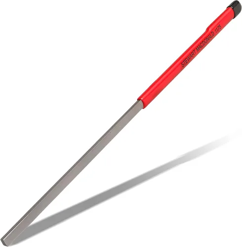 StewMac Lima para Trastes de Guitarra - Arregla de Forma Segura y Rápida Trastes Agudos y Brotes de Traste - Para Redondear, Dar Forma y Suavizar