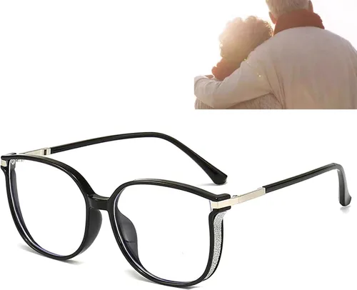 Gafas de lectura de luz anti-azul portátiles de moda para mujer, con diamantes brillantes