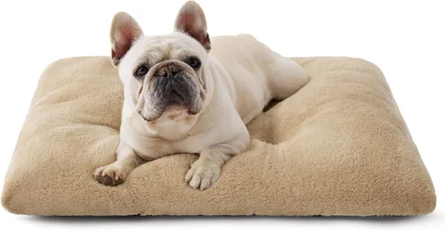 Miniatura 15 de Bedsure - Cama XXL lavable para perros para jaula, almohada gigante de felpa suave para mascotas, cojín para cama de perrera con base Gris