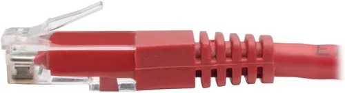 Miniatura 4 de Tripp Lite Cable de conexión moldeado Gigabit Cat6 Cat5e RJ45 M/M 550MHz Rojo