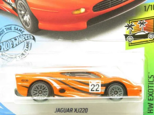 Miniatura 2 de Hot Wheels 2019 HW Exotics Jaguar XJ220 234/250, naranja