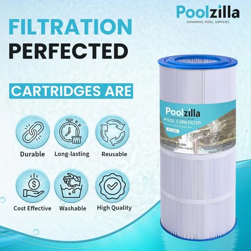 Miniatura 5 de Poolzilla Repuesto para filtro de piscina Pentair CC100, CCRP100, PAP100, PAP100-4, Unicel C-9410, R173215, Filbur FC-0686, 59054200, 160316