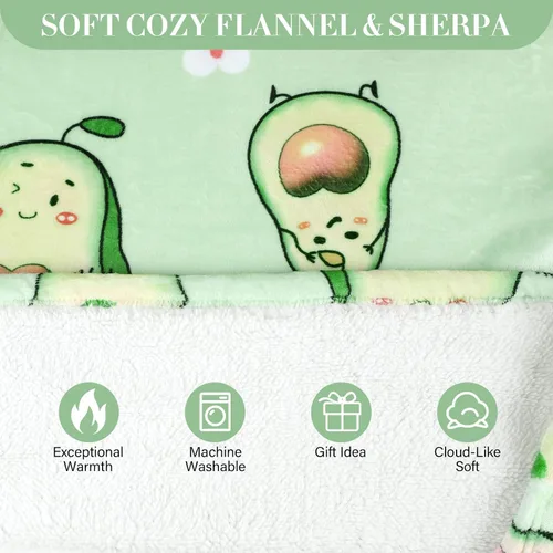 Miniatura 5 de LetsFunny Sudadera con capucha estilo cobija, súper suave, cálida y acogedora, con bolsillo gigante, de sherpa y forro polar, para mujeres, hombres