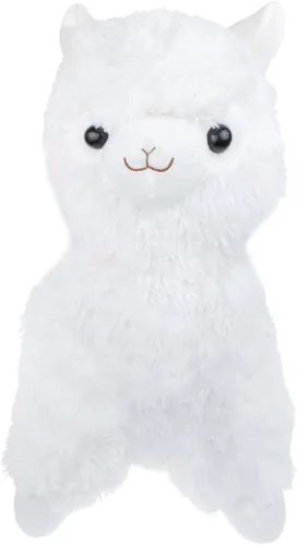 Miniatura 3 de Tierno Juguete de Alpaca Llama Cordero Blanca - Cojín de Peluche de 7 Pulgadas Muñeco de Felpa Regalo de San Valentín para Novia, Niños y Amigos