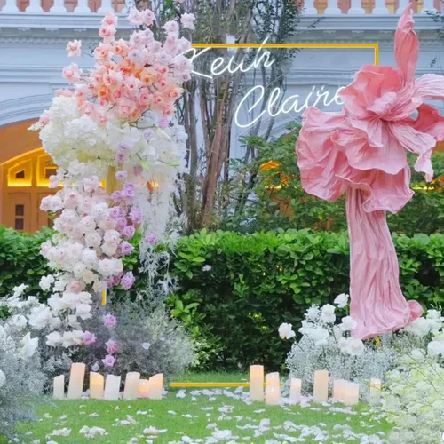 Miniatura 5 de Wokceer Soporte de Arco de Telón de Fondo para Boda Cuadrado 6.6 pies x 6.6 pies Soporte de Arco de Globos de Metal Dorado Pérgola de Jardín Marco