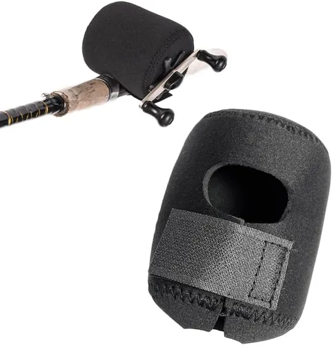 Funda protectora para carrete de pesca, bolsa de neopreno para carrete giratorio, accesorios de vadeo al aire libre, 3.2 pulgadas de largo x 2.4