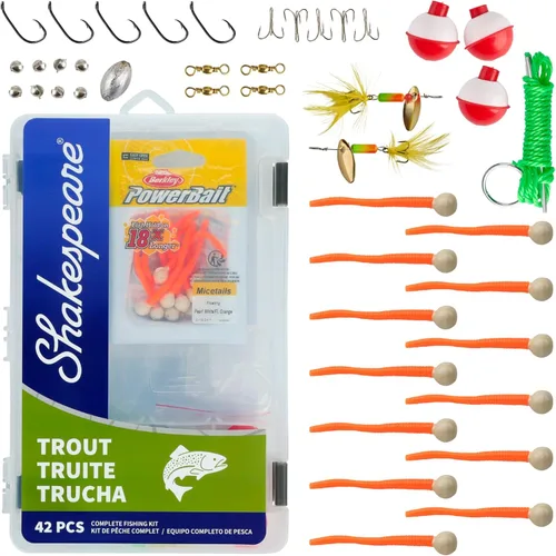 Miniatura 5 de Shakespeare Kit de aparejos de pesca para atrapar más peces Walleye