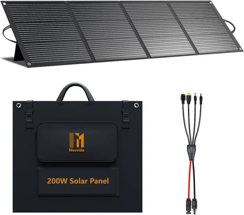 Miniatura 11 de Cargador solar portátil de 30 W, panel solar plegable con USB C y USB A 18 V MC4 DC para camping, mochilero, viajes, carga rápida para iPhone, LG