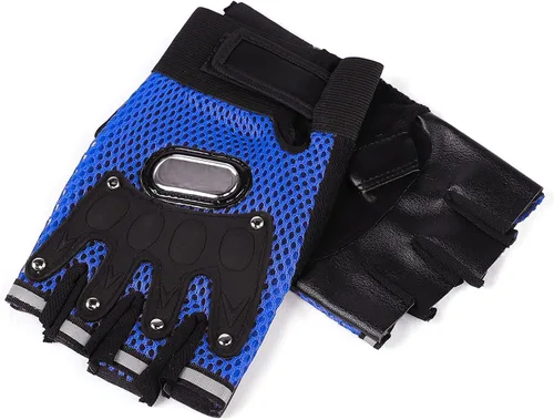 Miniatura 21 de IPENNY Guantes de entrenamiento unisex para hombre y mujer, guantes de ciclismo de medio dedo, transpirables, elásticos, guantes de ciclismo