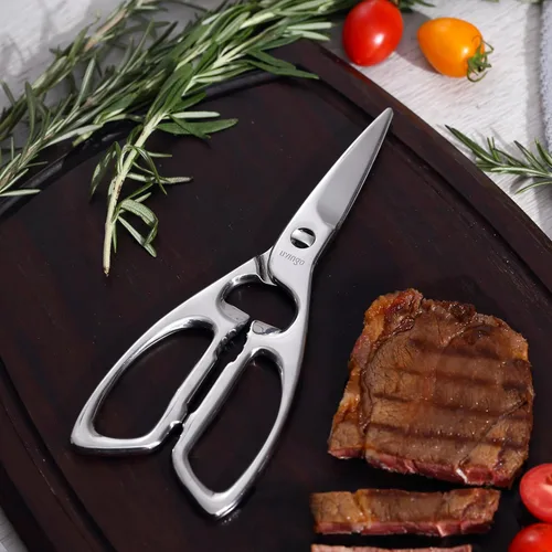 Miniatura 6 de LIVINGO Tijeras de Cocina de Servicio Pesado - Tijeras Multiusos Multifuncionales Aptas para Lavavajillas de Acero Inoxidable Forjado Desmontables