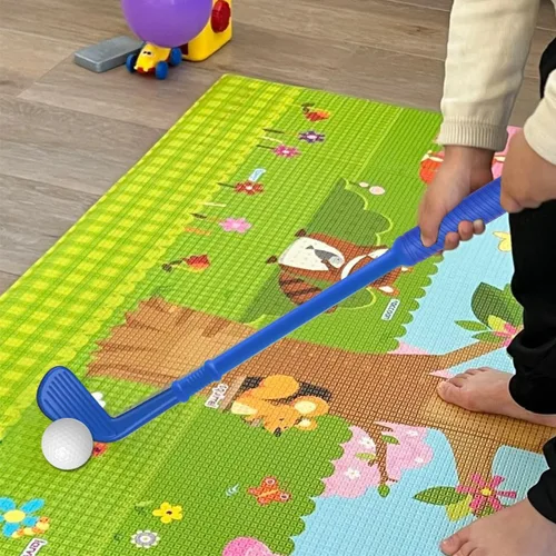 Miniatura 4 de Palos de Golf Mini de Plástico para Niños Pequeños, Juego de Palos de Golf para Niños, Juguetes de Golf para Exteriores/Interiores, Regalo