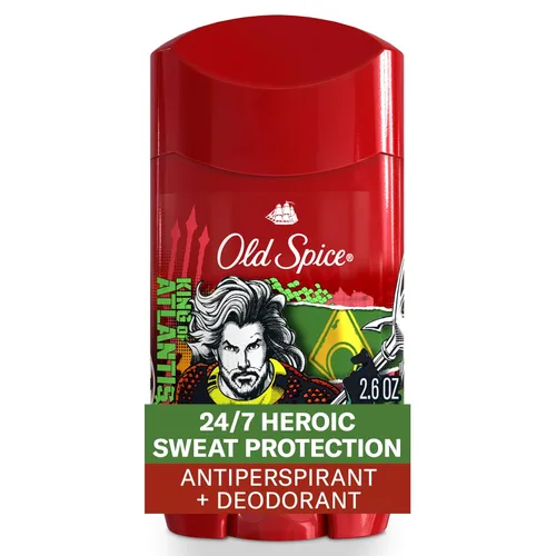 Old Spice Desodorante antitranspirante para hombres, frescura 24/7 y aroma duradero, protección duradera 24/7 contra sudor y olor, olor a héroe,