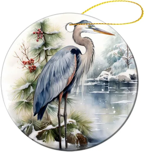 Miniatura 10 de Adorno colorido con patrón de dinosaurio de 3 pulgadas, adorno de Navidad de cerámica de 3 pulgadas, bonito adorno de Navidad de dibujos animados