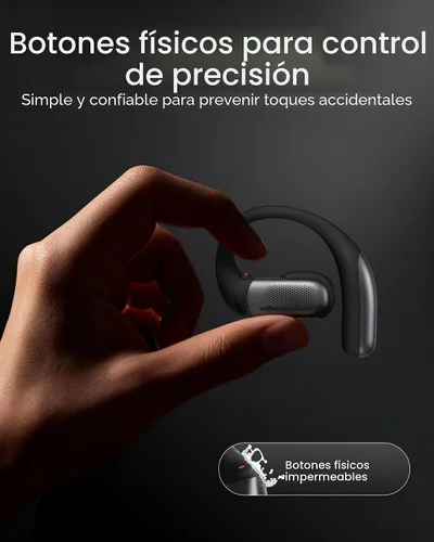 Miniatura 9 de SHOKZ OpenFit Pro - Auriculares inalámbricos de oreja abierta con reducción de ruido de oído abierto, optimizados para Dolby Atmos, graves