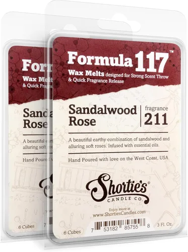 Miniatura 6 de Shortie's Candle Company Cedar Ridge - Paquete múltiple de cera para derretir – 2 barras altamente perfumadas de 3 onzas (6 onzas en total) – Hecho