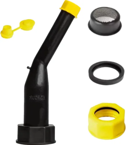 EZ-POUR Kit de repuesto y ventilación de boquilla rígida para jarras de agua y bidones de gasolina anteriores a 2009 – Actualiza tus bidones viejos