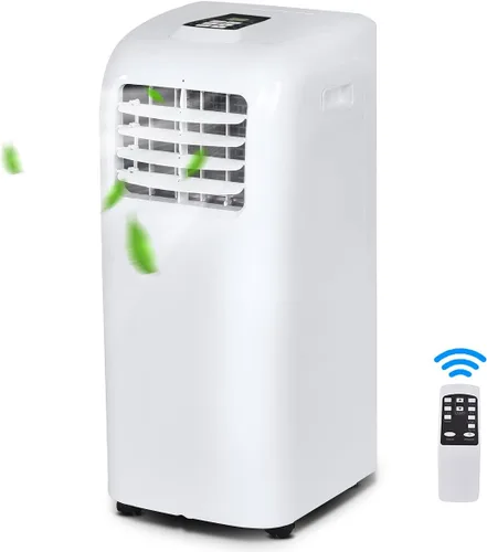 Miniatura 8 de Aire acondicionado portátil 3 en 1, unidad de aire acondicionado de piso frío de 8000 BTU con deshumidificador, control remoto, kit completo
