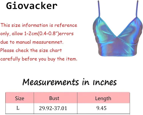 Miniatura 2 de Giovacker - Chaleco de tirantes reflejantes para mujer, L