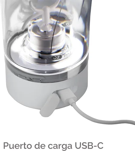 Miniatura 5 de VOLTRX VortexBoost - Botella agitadora eléctrica, mezclador de proteínas recargable USB C, tazas agitadoras para batidos de proteínas y batidos