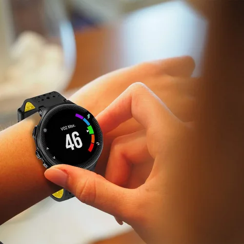 Miniatura 6 de GVangel - Correa compatible con reloj inteligente Garmin Forerunner 235, correa de silicona suave de repuesto para 220/230/235/620/630/735XT/235