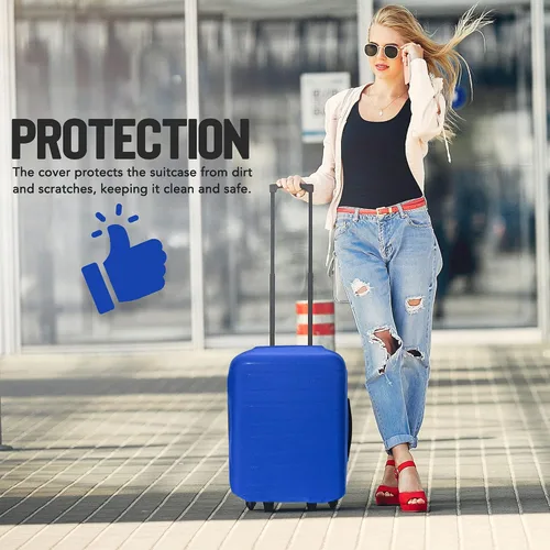Miniatura 7 de Funda de equipaje de viaje I Protector de maleta aprobado por la TSA I Fundas de equipaje para maleta I Funda de maleta Bolsa I Protector