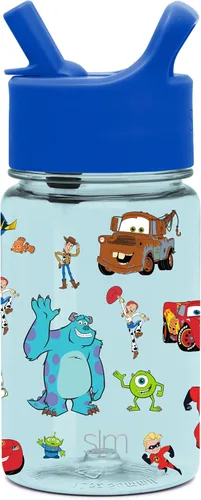 Miniatura 33 de Simple Modern Peppa Pig Botella de Agua Summit de Plástico Tritan para Niños 12 oz Taza Sin BPA con Tapa de Pajita Cubierta a Prueba de Fugas