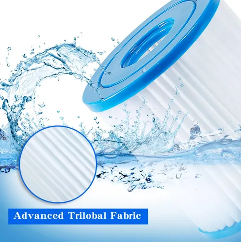 Miniatura 4 de Cartucho de filtro de piscina tipo I de alta eficiencia para olas de verano 300/330 gal. Bomba de filtro, filtro de piscina pequeño de uso